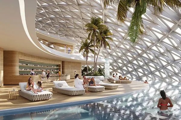 indoor pool area